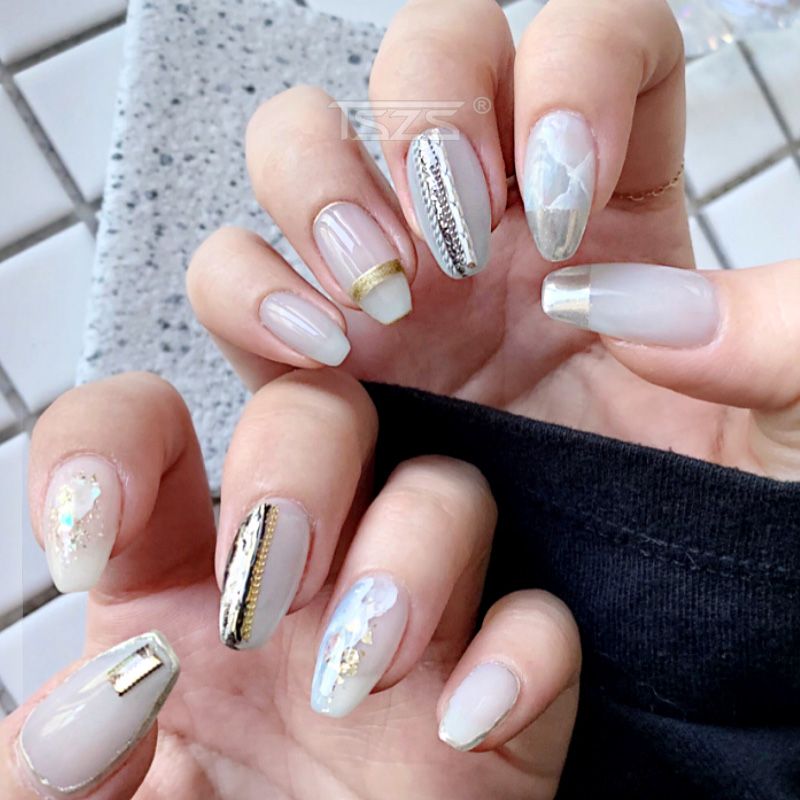 Monoe - Ketting-Accent Nail Art Decoratie