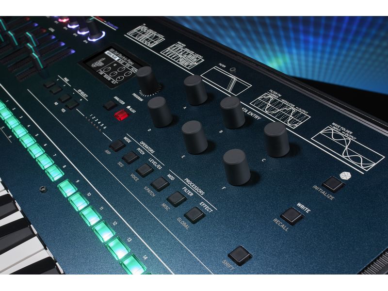 Korg Synthesizer opsix mk II Altered FM Synthesizer mit 37 Tasten