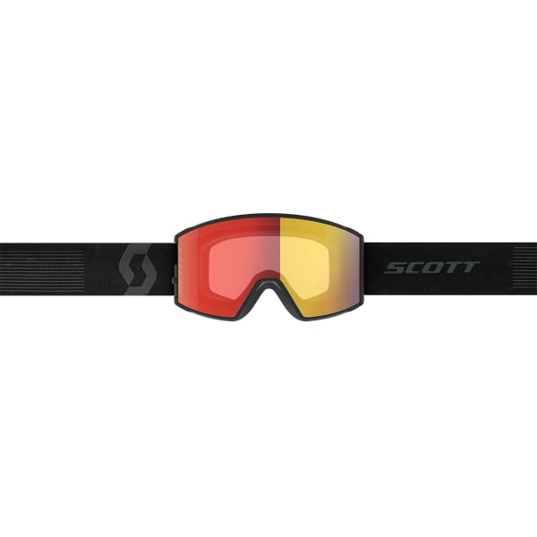 Masque de ski SCOTT REACT MINERAL BLACK / ENHANCER RED CHROME