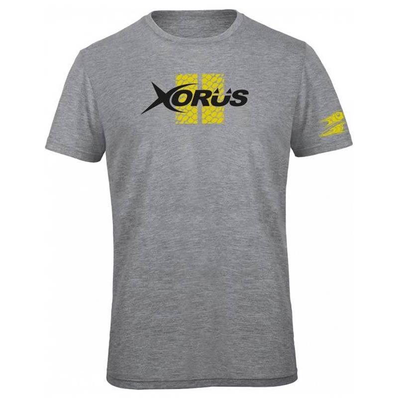 Tee Shirt Manches Courtes Homme Xorus - Gris/Jaune