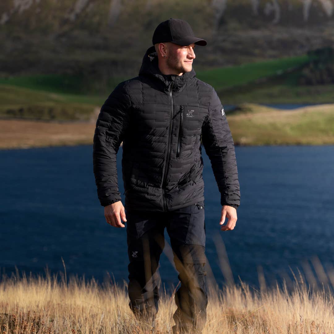 Flex Stretch Down Jacket Herre Black