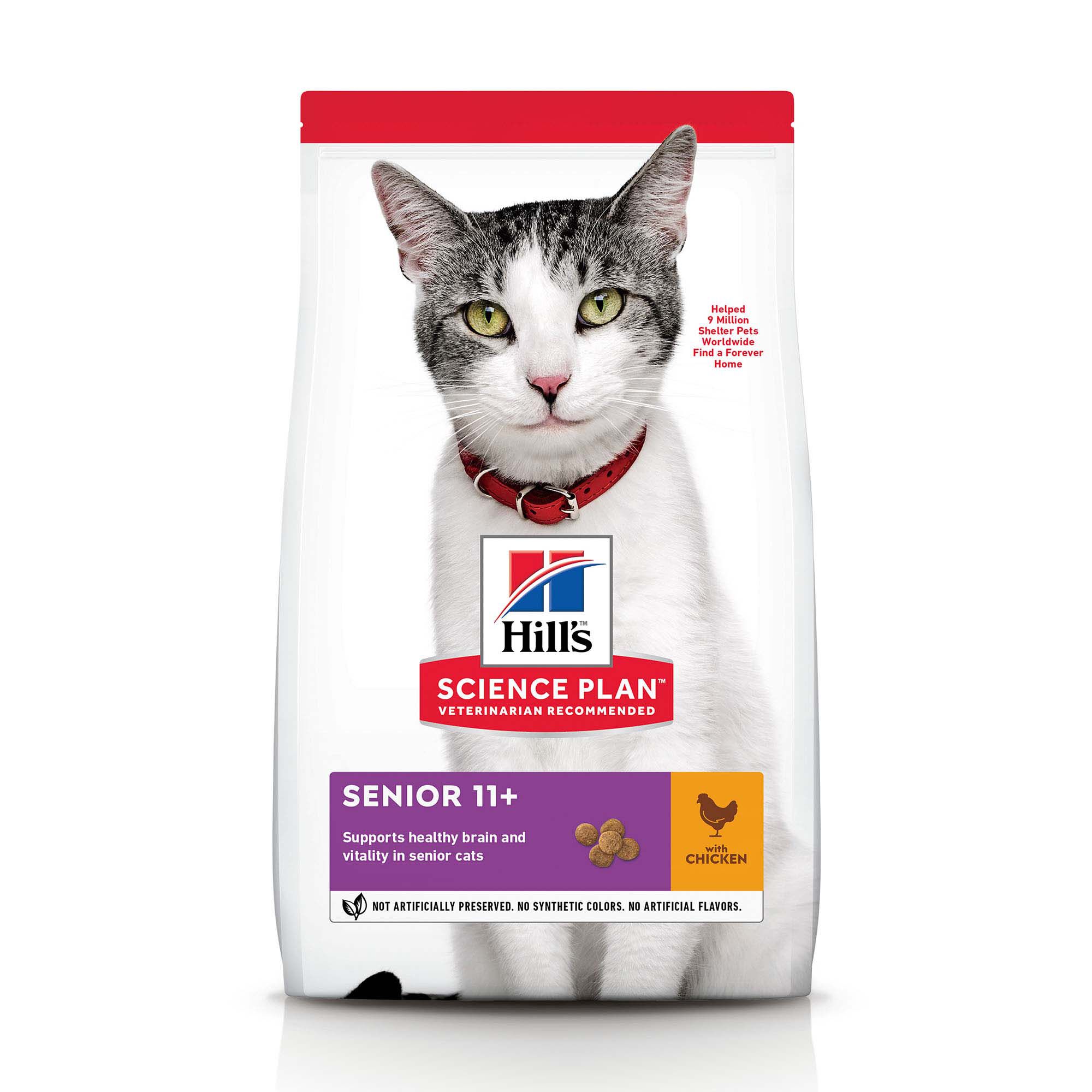 Hill's Science Plan Senior 11  - Kattenvoer - 1.5 Kilogram - kip
