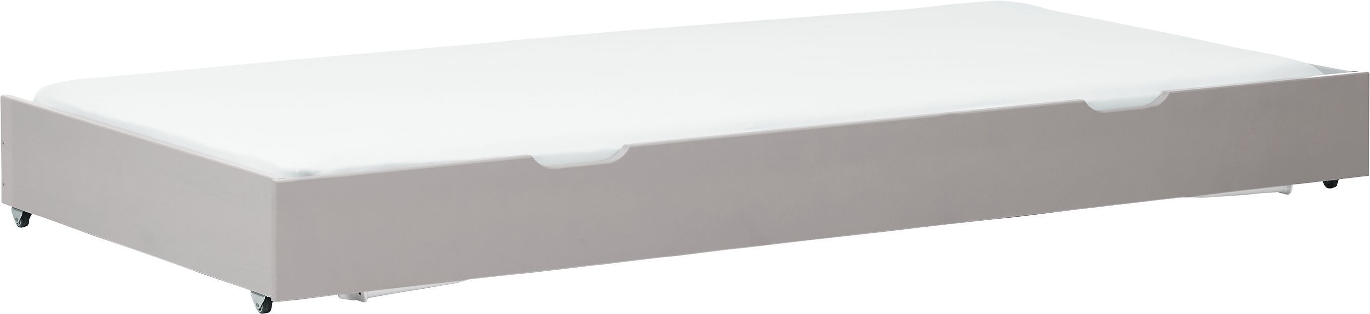 Flexa CLASSIC Ausziehbett - Grau / B: 90.0 cm x T: 190.0 cm x H: 34.0 cm