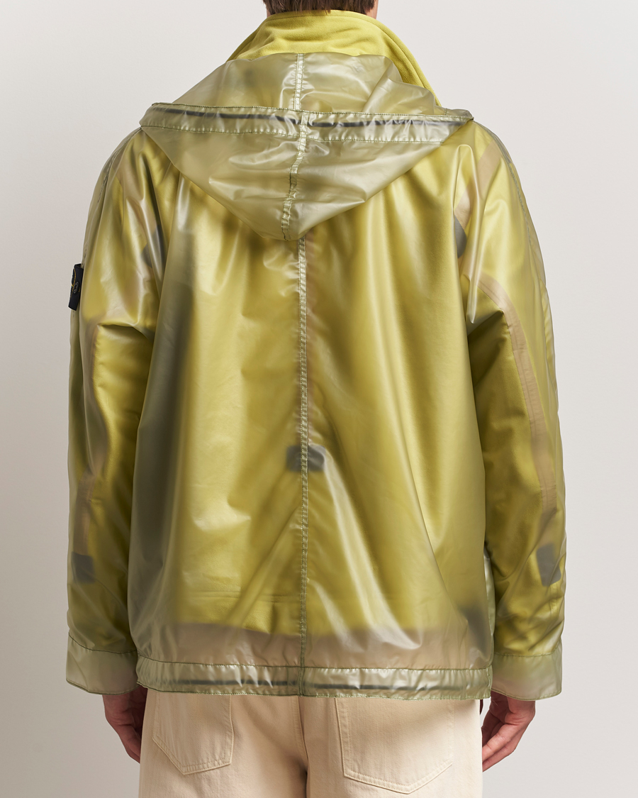 Stone Island Translusent Cover Moleskin Short Parka Green