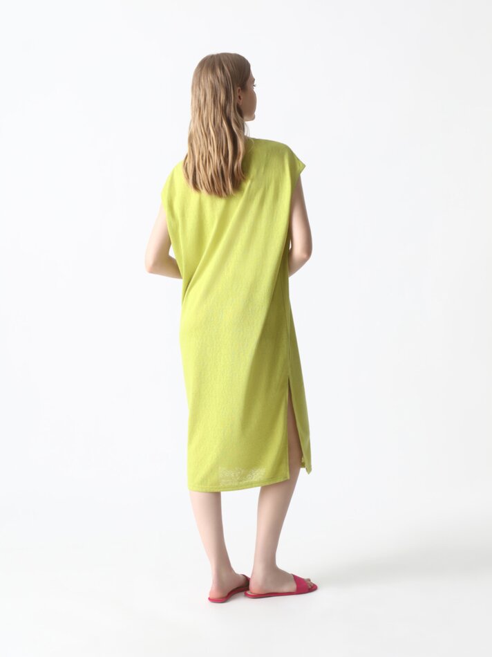 Vestido com nó lateral - Lima
