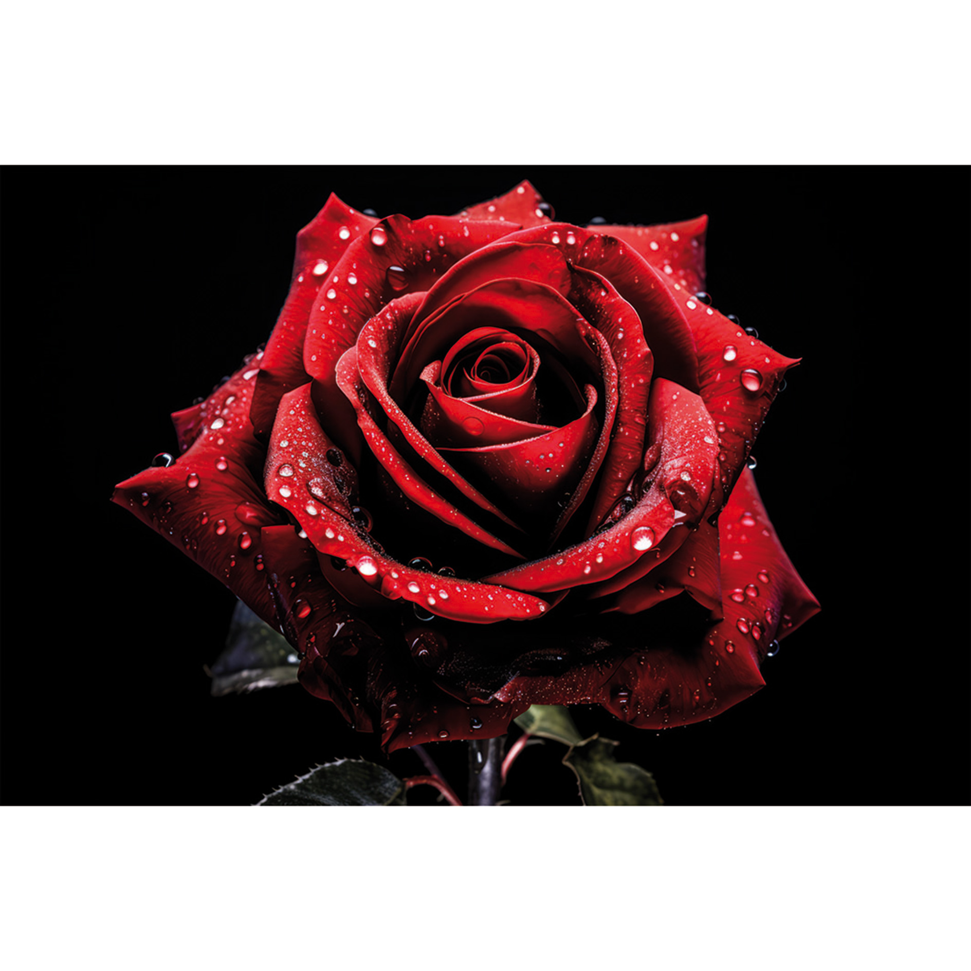 Keilrahmenbild ROSE - 118x78 cm