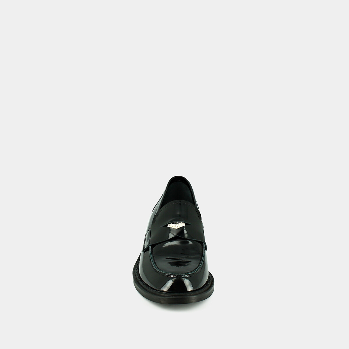 JONAK<br>Mocassins Dash em couro, detalhe prateado