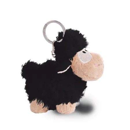 NICI Schlüsselanhänger Schaf schwarz 9cm GREEN