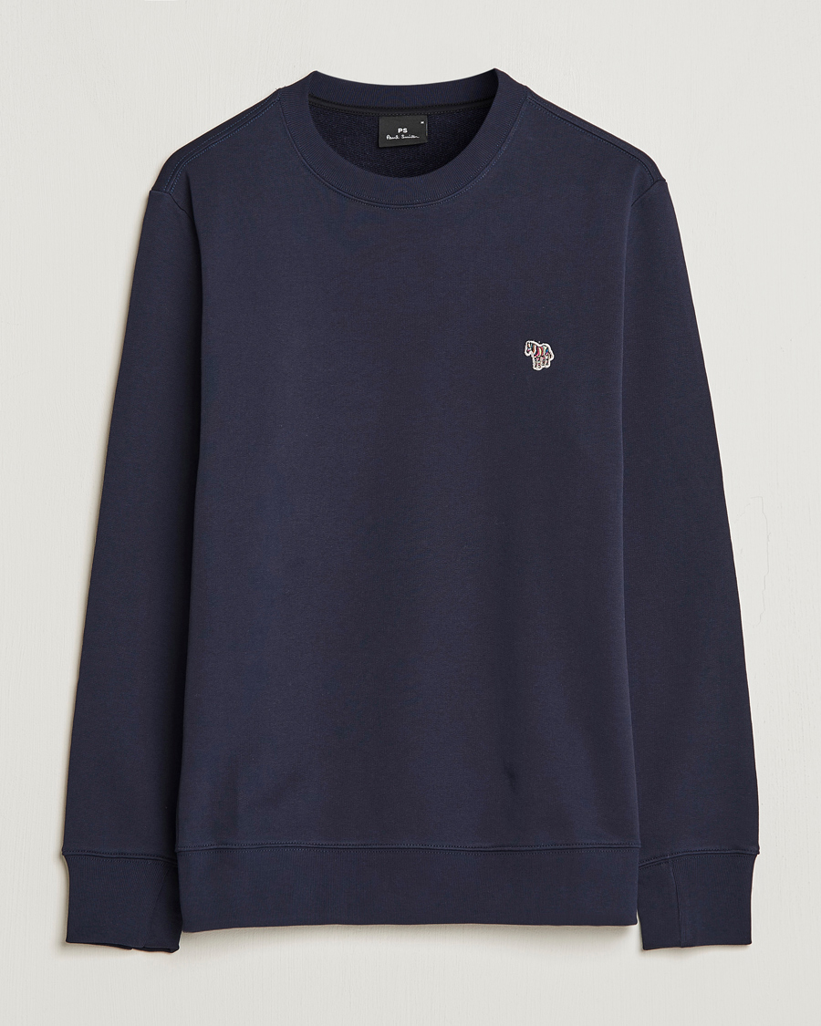 PS Paul Smith Zebra Organic Cotton Sweatshirt Navy