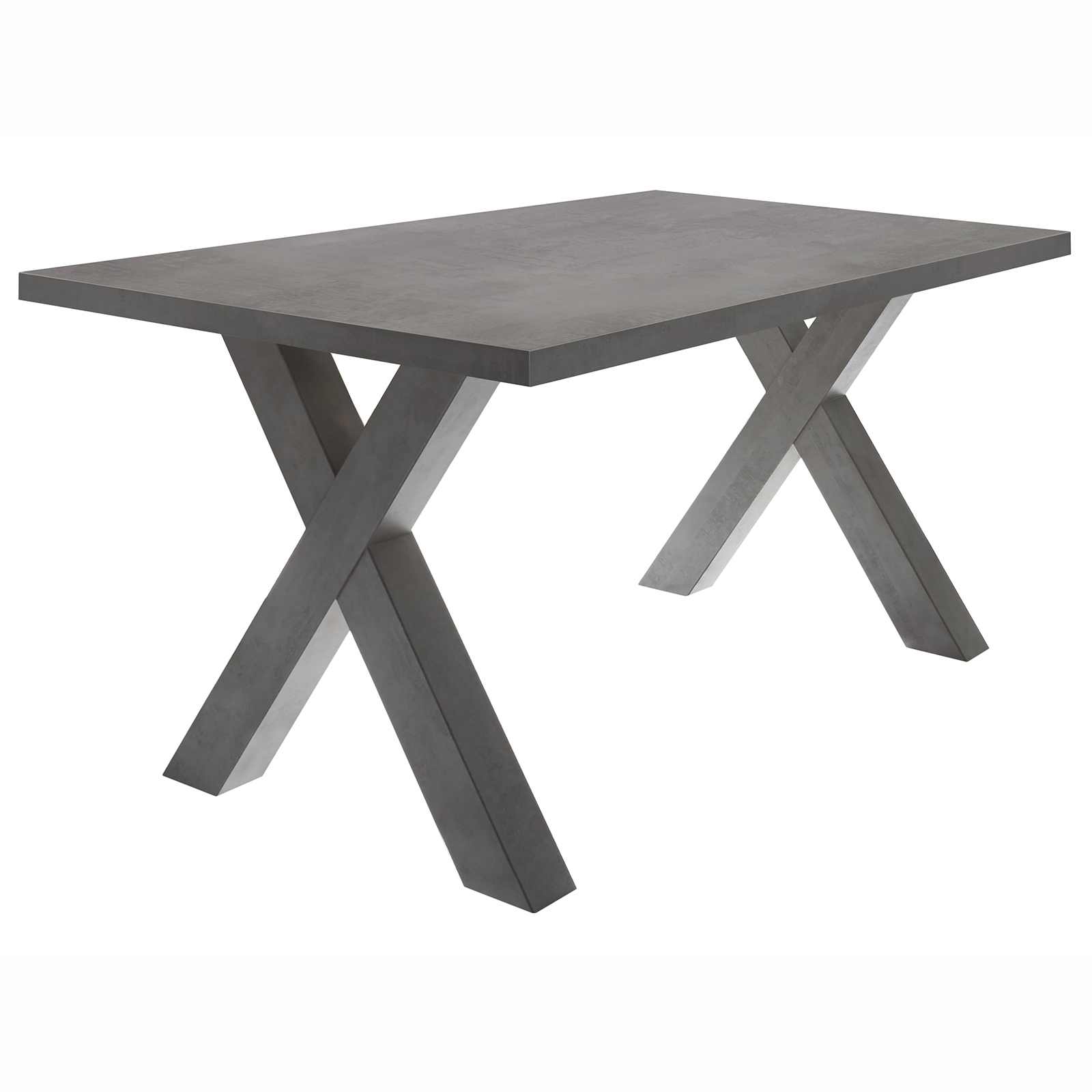 Esstisch - Graphitoptik - 138 cm breit