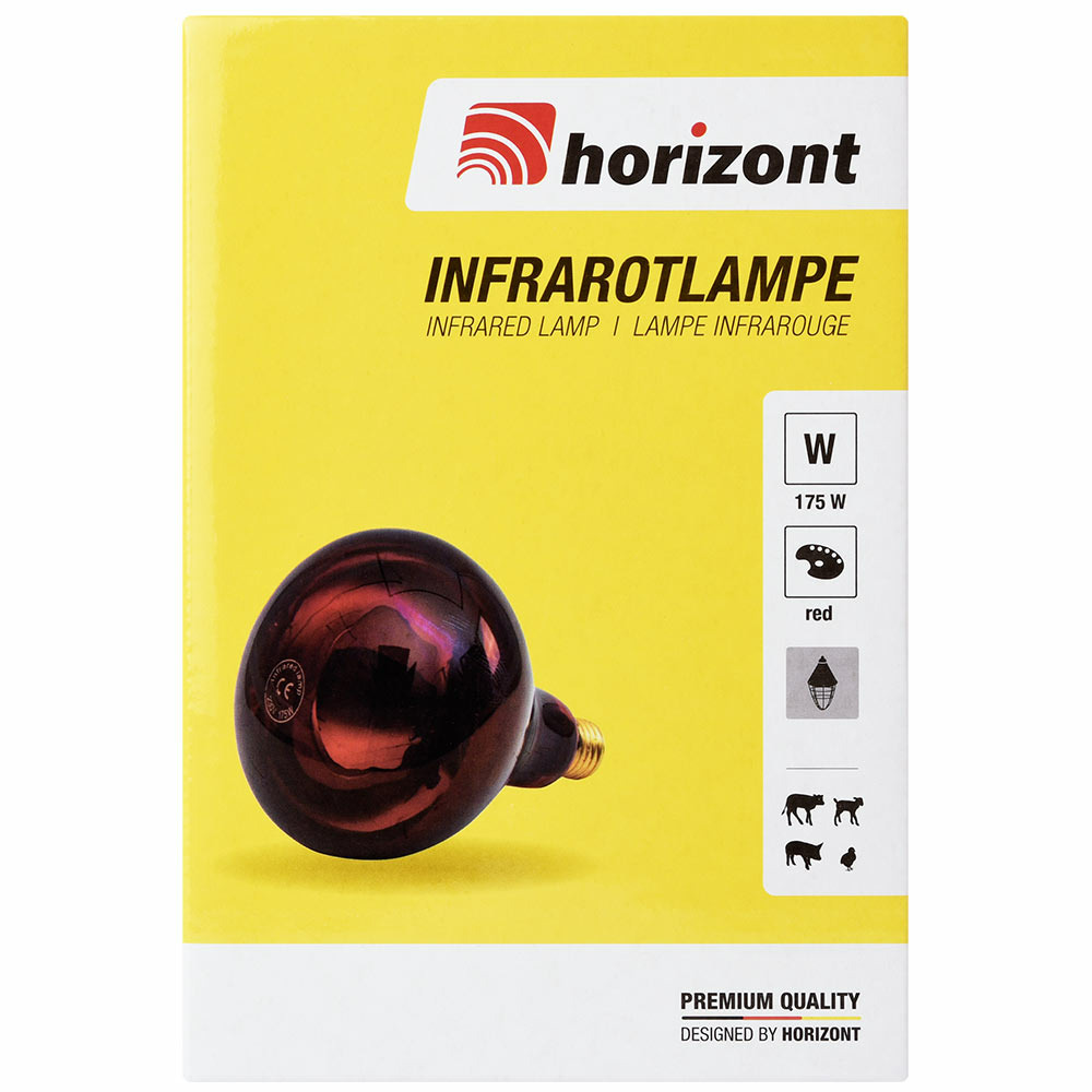 Ampoule infrarouge ir 175 w rouge