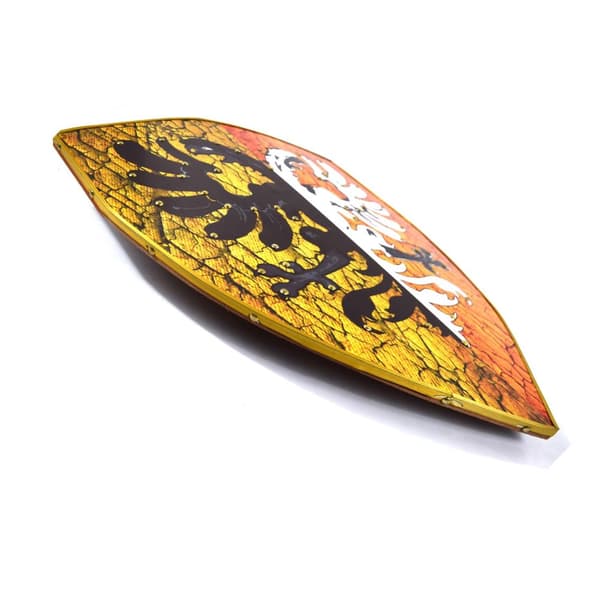 Albansk Battle Raven Curved Shield av tre SWE172