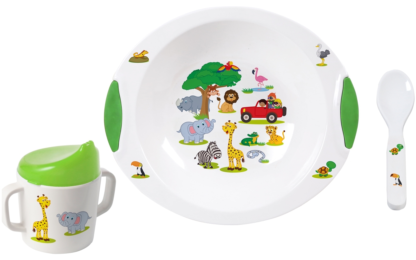 Kindergeschirrset Jungle Parade