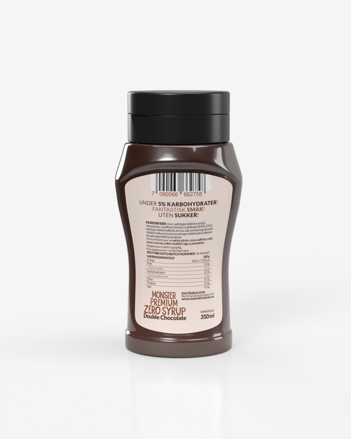 Monster Premium Zero Calorie Syrup - Chocolate