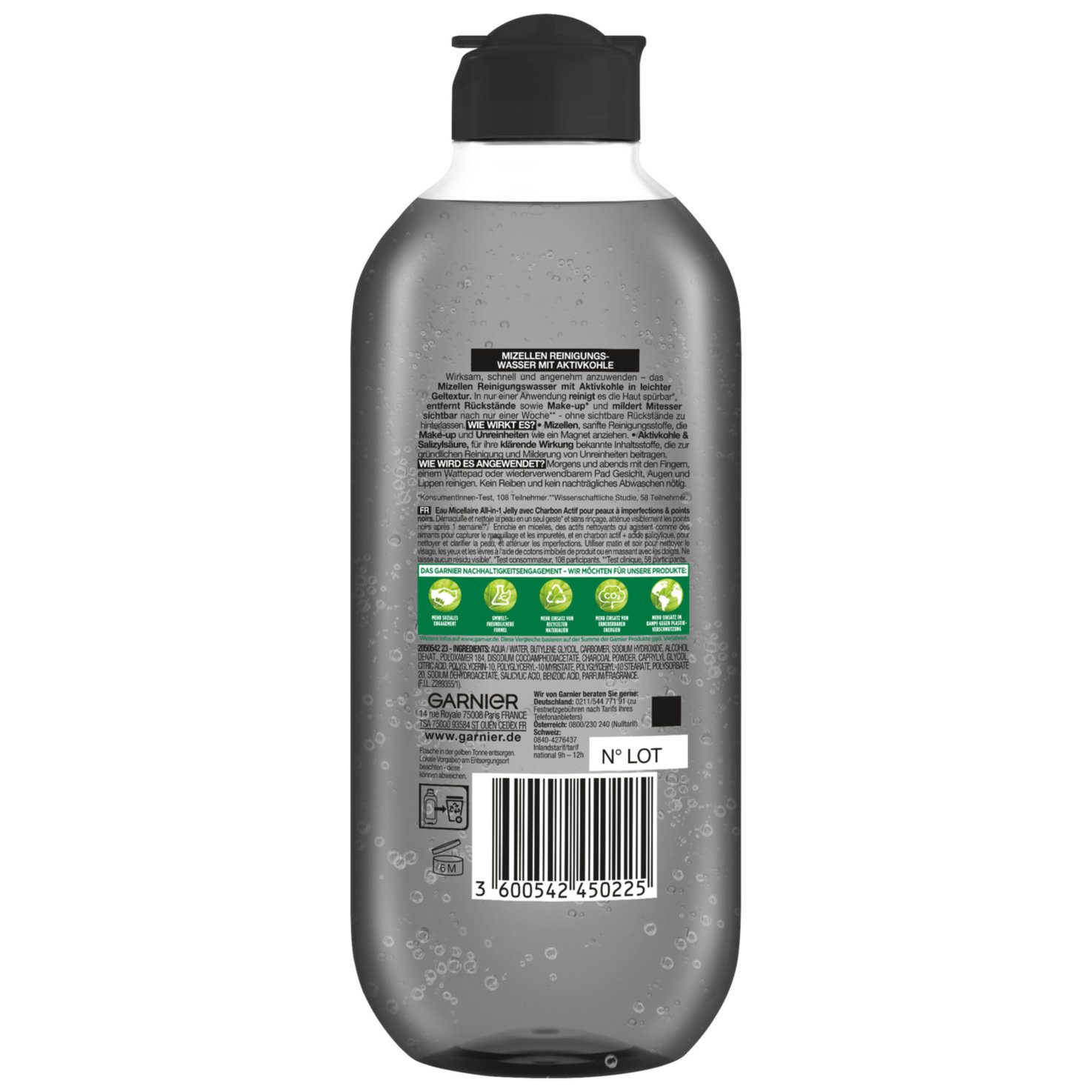 Garnier Mizellenwasser Kohle