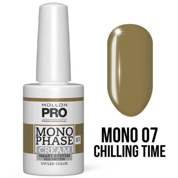Vernis Monophase n°7 Chilling Time 5-en-1 n°07 uv/led Mollon Pro 10ML