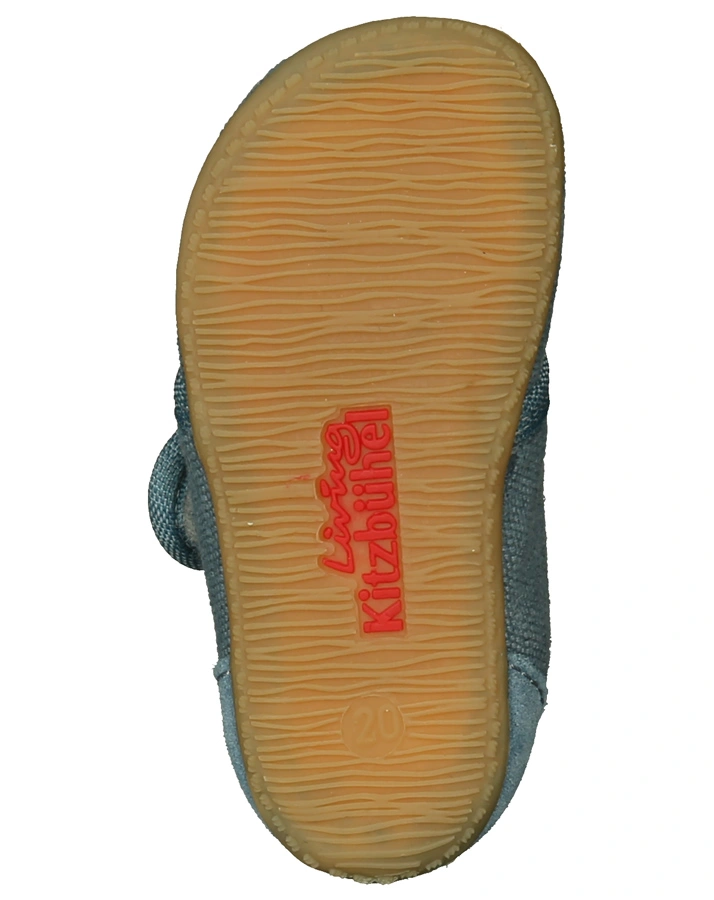 Klett-Hausschuhe JUTE in denim
