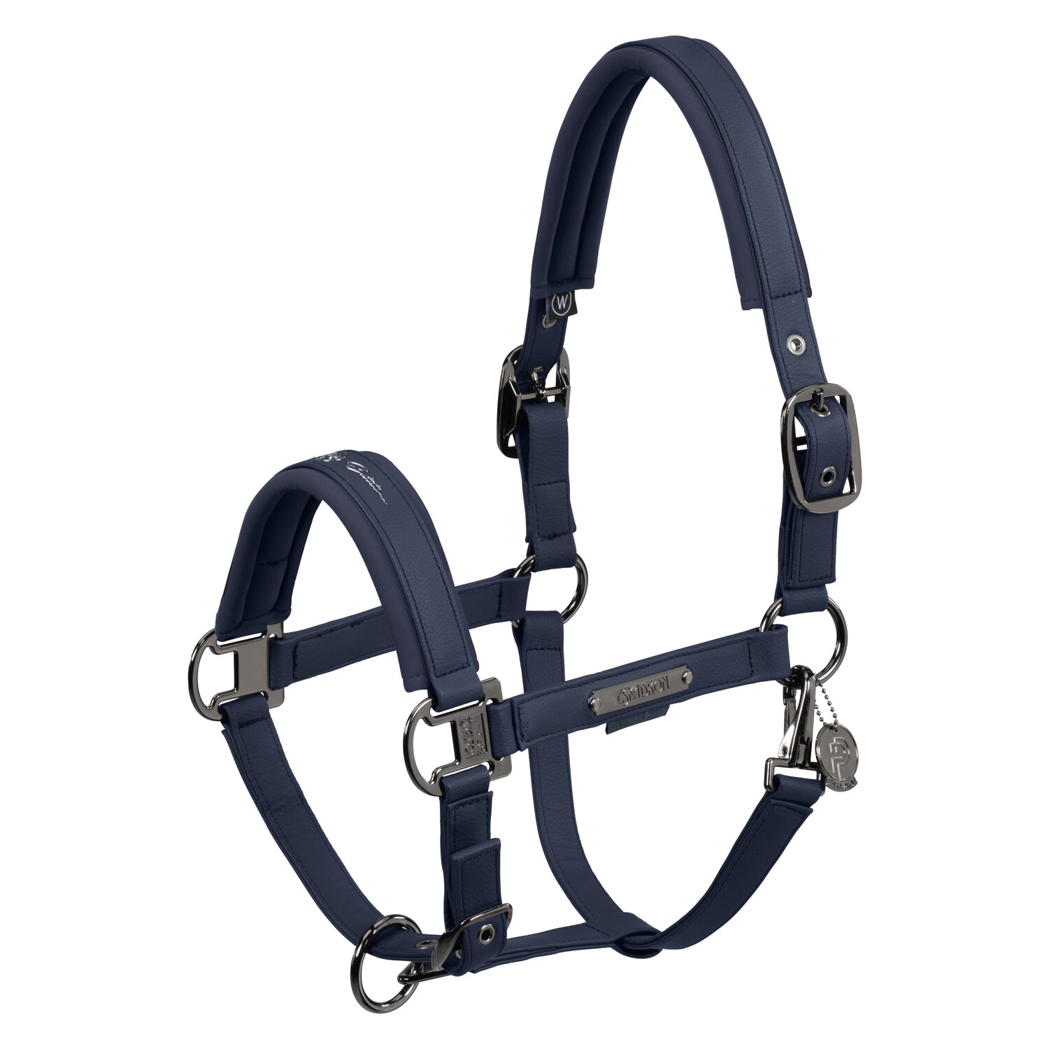 ESKADRON Platinum Halfter Double Pin Faux Leather  - atlantic blue
