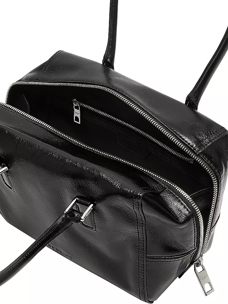 LIEBESKIND BERLIN Ledertasche - Schultertasche KAYLA SATCHEL Small schwarz
