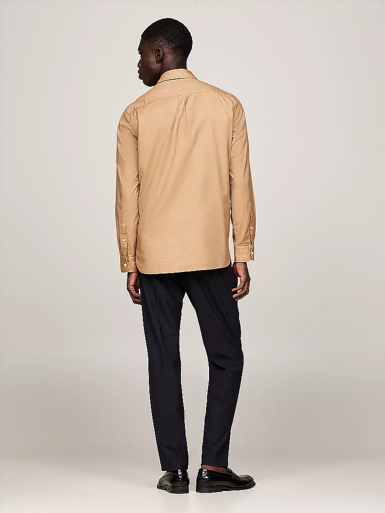 TOMMY HILFIGER Hemd Regular Fit camel