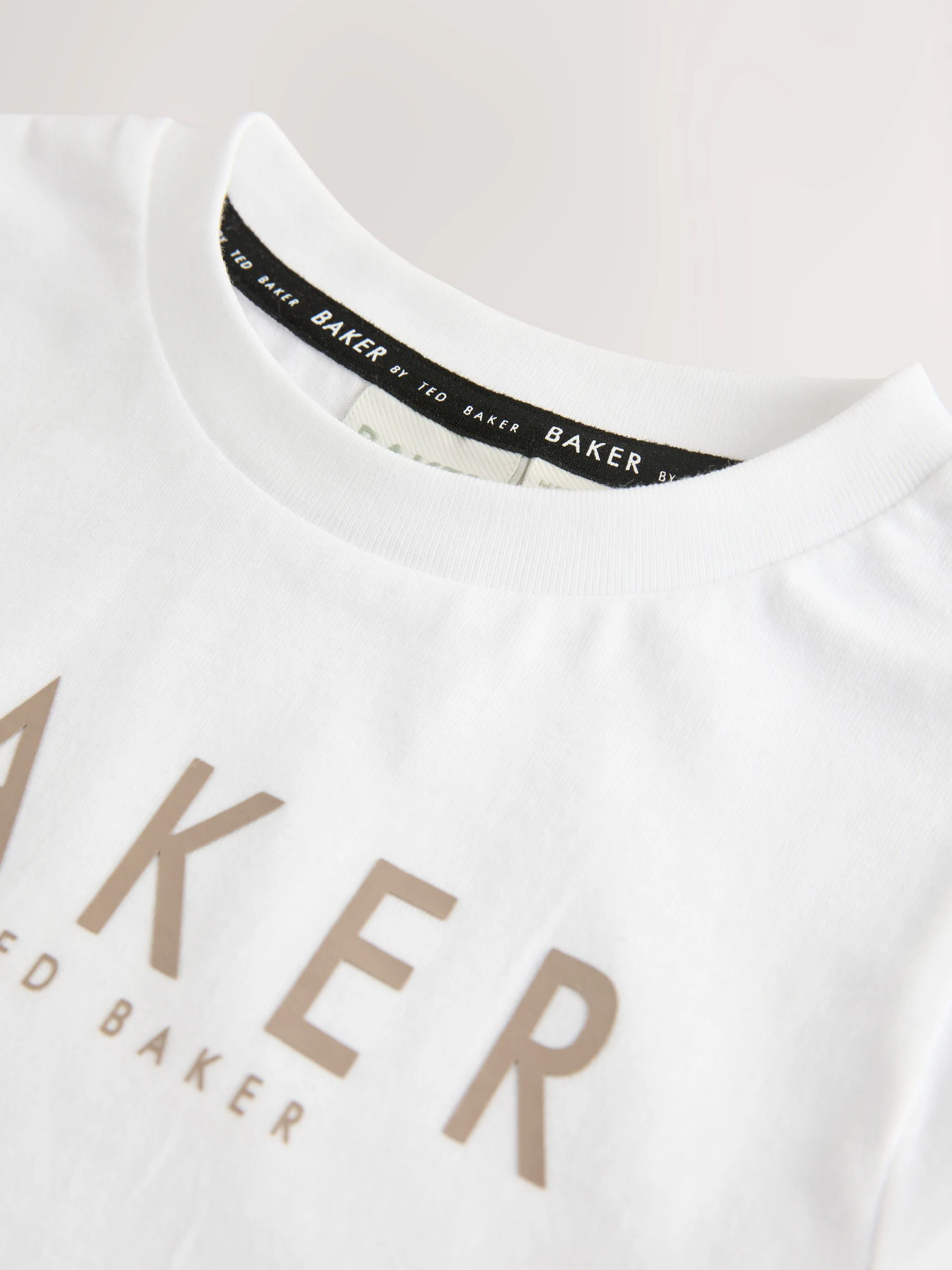 Baker by Ted Baker Stone Varsity Jacket T-Shirt and Joggers 3 Piece Set