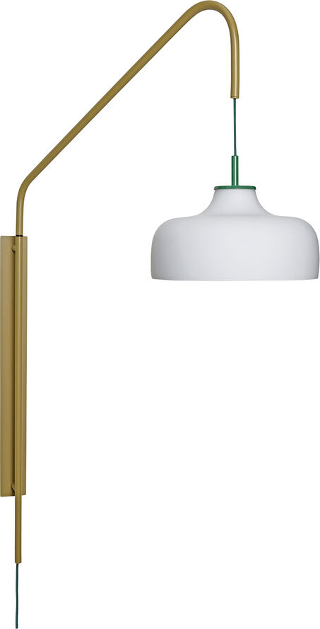 Hübsch Current Væglampe Grøn/Khaki Khaki, hvid