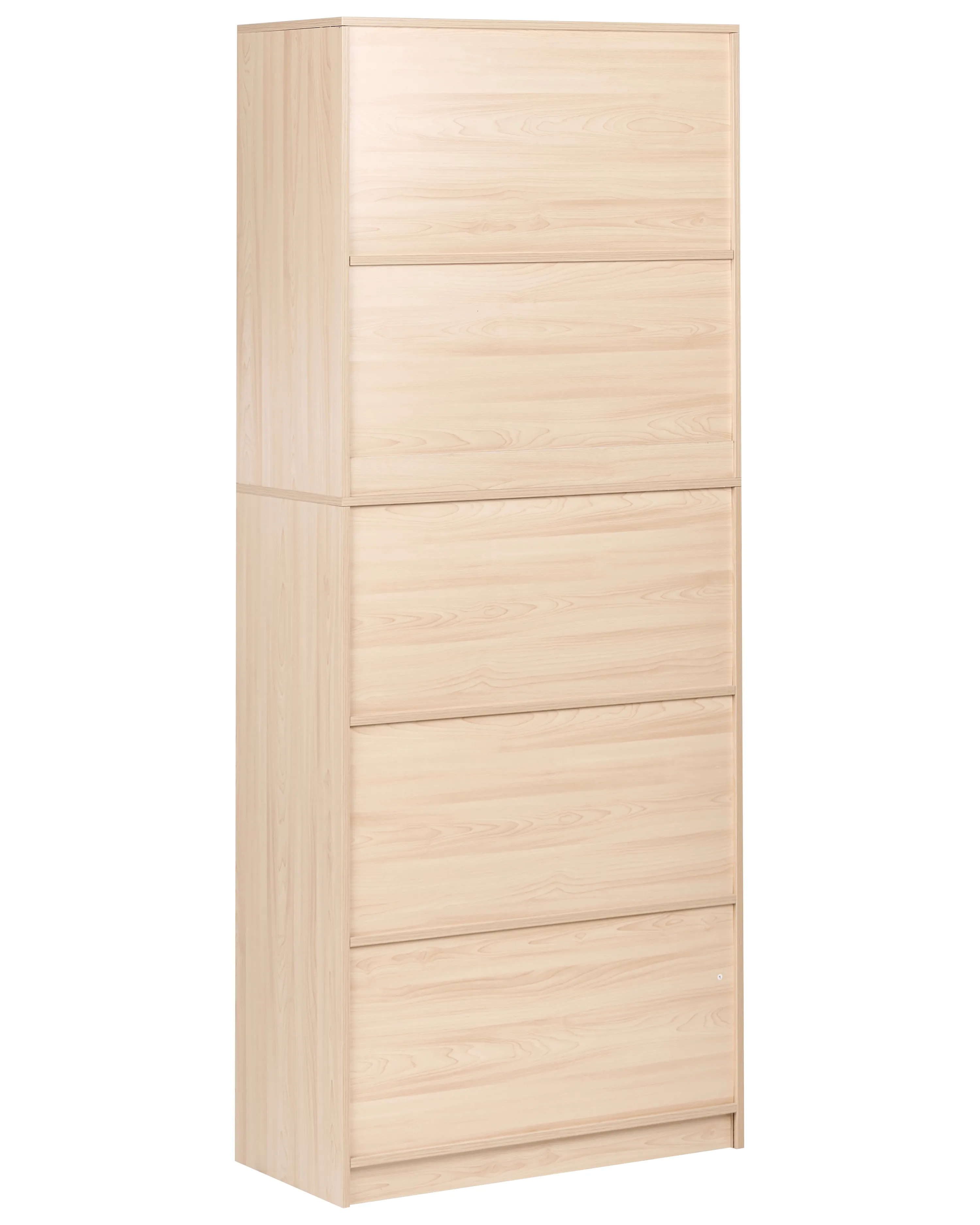 Boekenkast met 5 planken ZEHNA 197 cm Lichtbruin