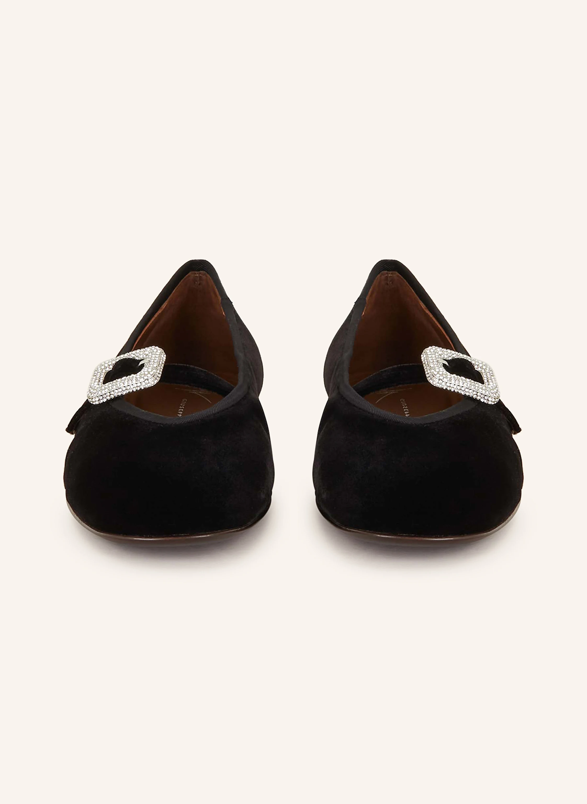 GIUSEPPE ZANOTTI DESIGN Mary-Jane-Ballerinas mit Schmucksteinen