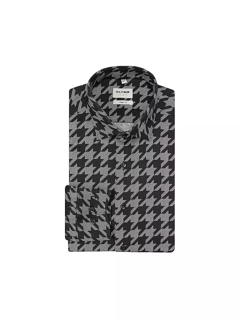 OLYMP LEVEL FIVE Hemd Body Fit schwarz