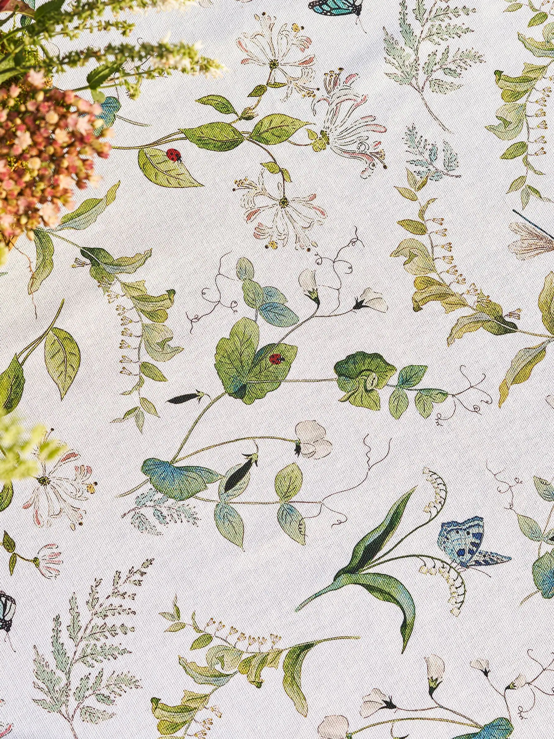 Sophie Allport Wild Floral Print Cotton Tablecloth