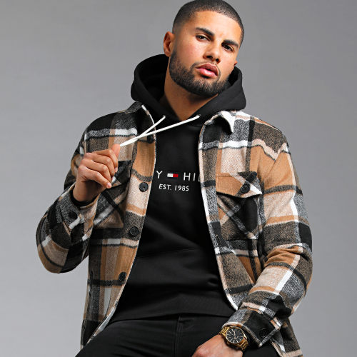 Sweat Capuche Core Tommy Logo 0752 Noir