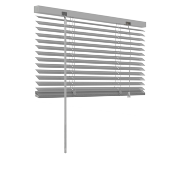 GAMMA aluminum jaloezie 25 mm zilver (kleurnr. 221) 60x250 cm (bxh)