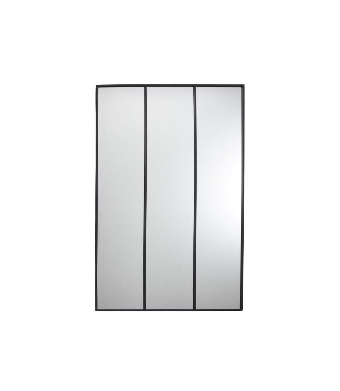 Paris Prix - Miroir Xl Design atelier 115cm Noir