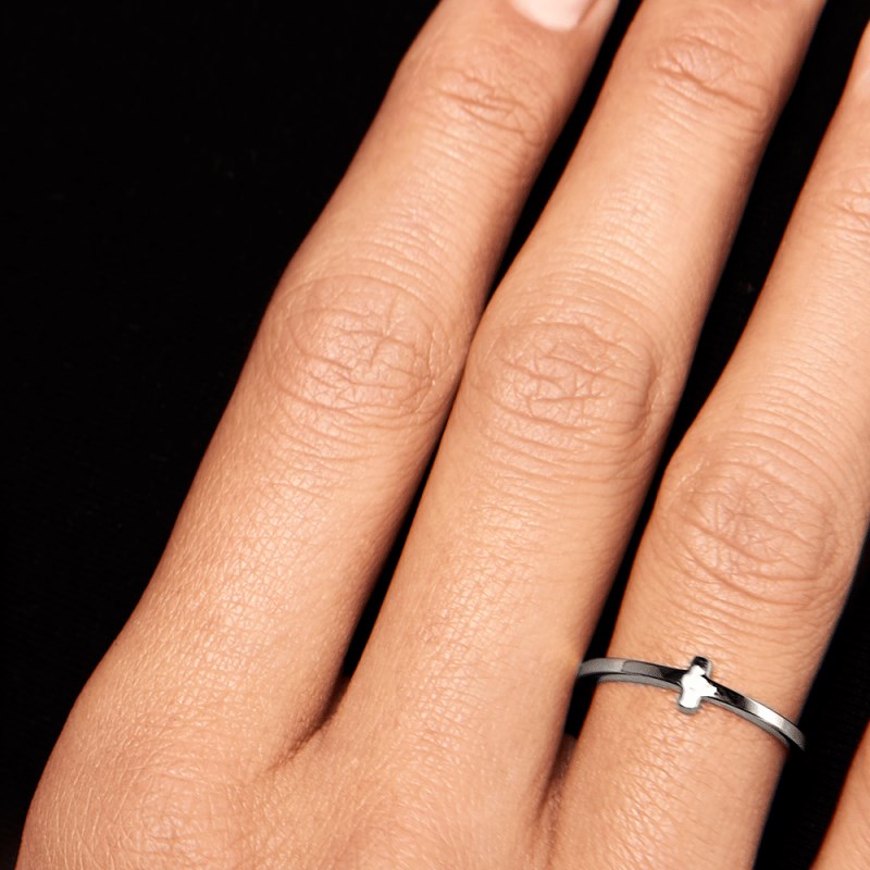 Bague femme argent ou plaqué or MINI STICK - PD Paola