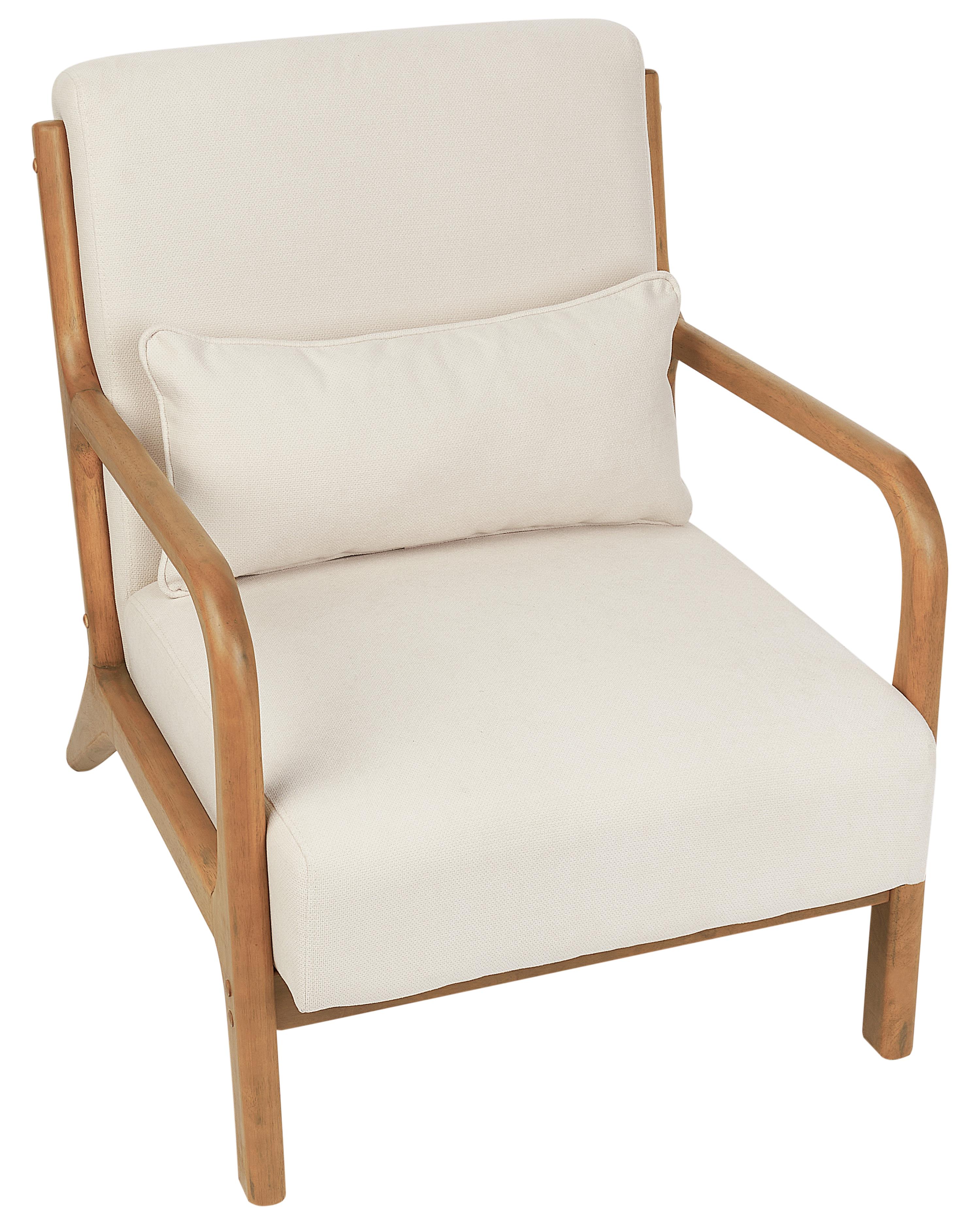 Fauteuil SKOVDE Stof Lichtbeige