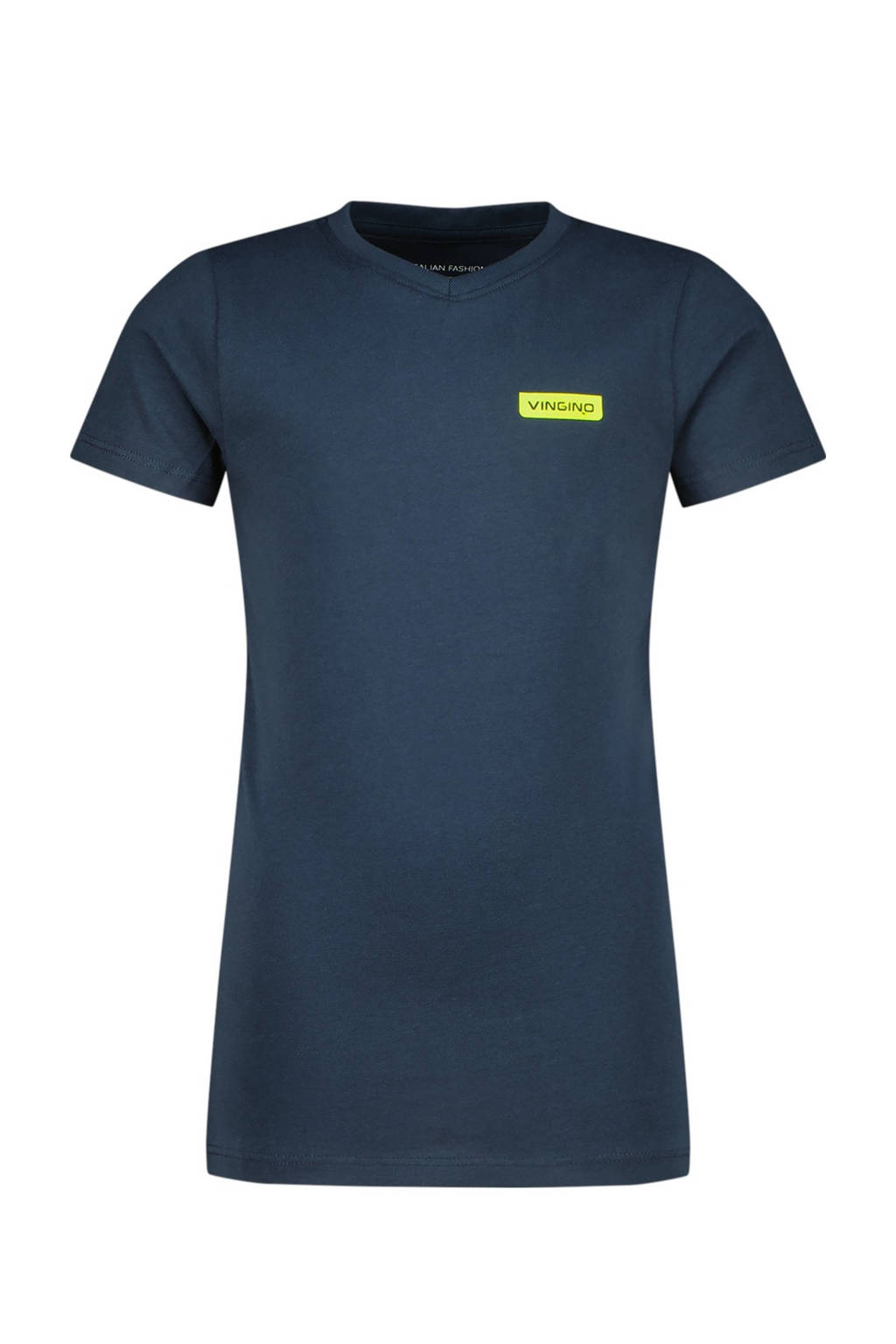 Vingino T-shirt - set van 2 mintgroen/donkerblauw