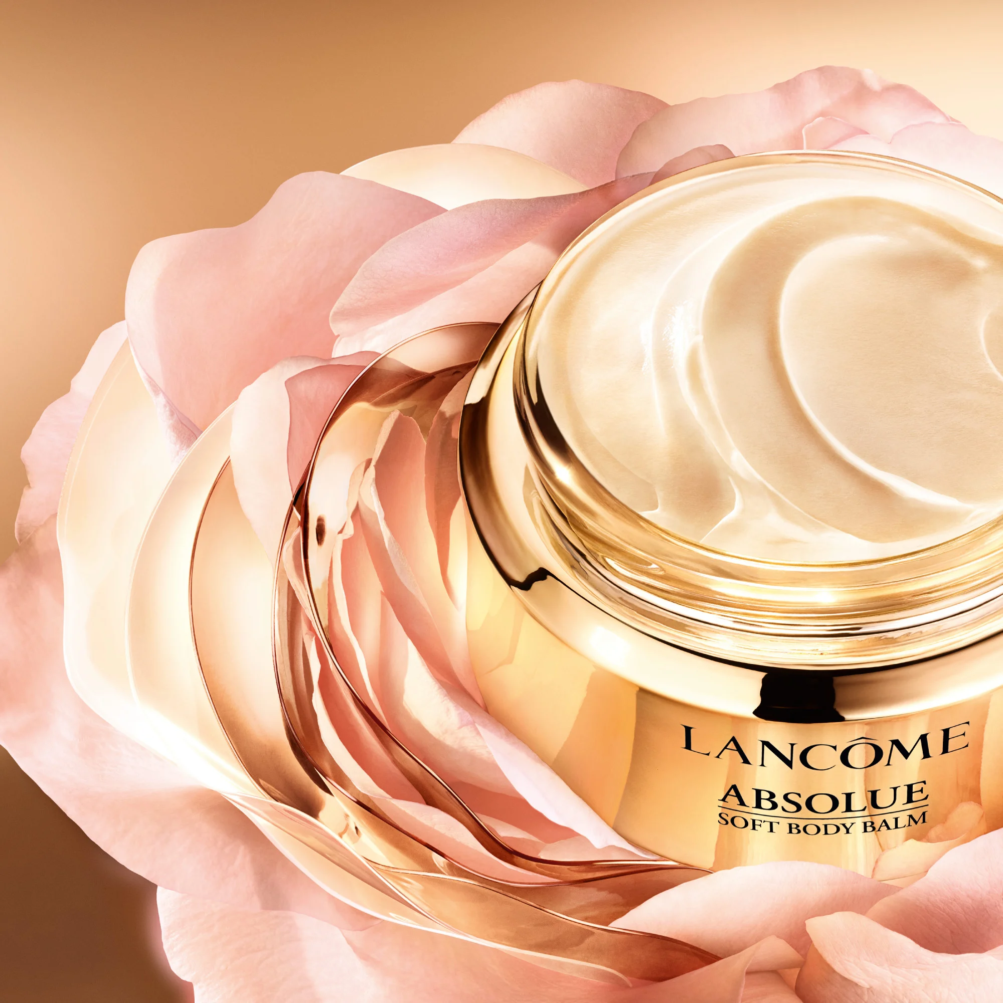 Absolue Baume corps fondant et raffermissant à lExtrait de Rose Perpétuelle |