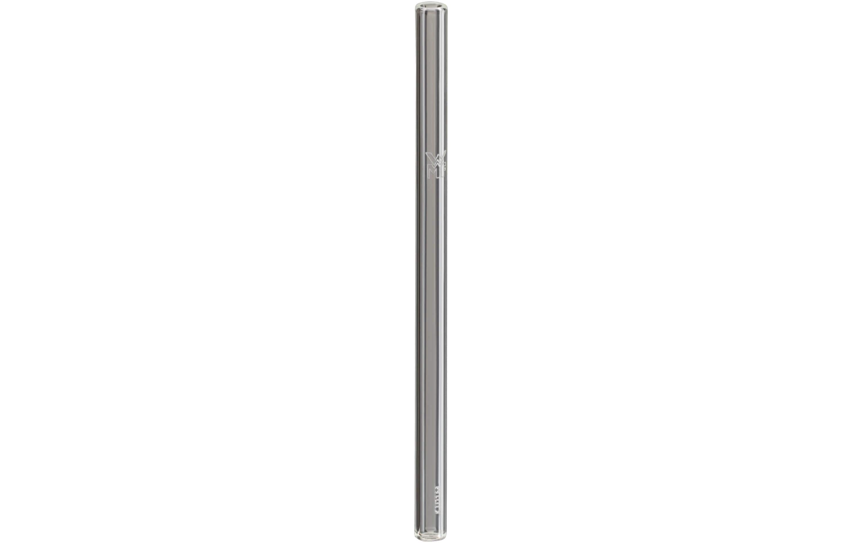 Strohhalm Baric 15 cm gerade, 6 Stück, TransparentTrinkröhrchen aus Glas mit Reinigungsbürste
