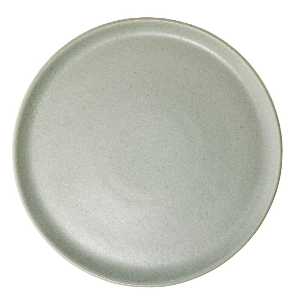 Assiette plate Julie en grès vert Ø27cm