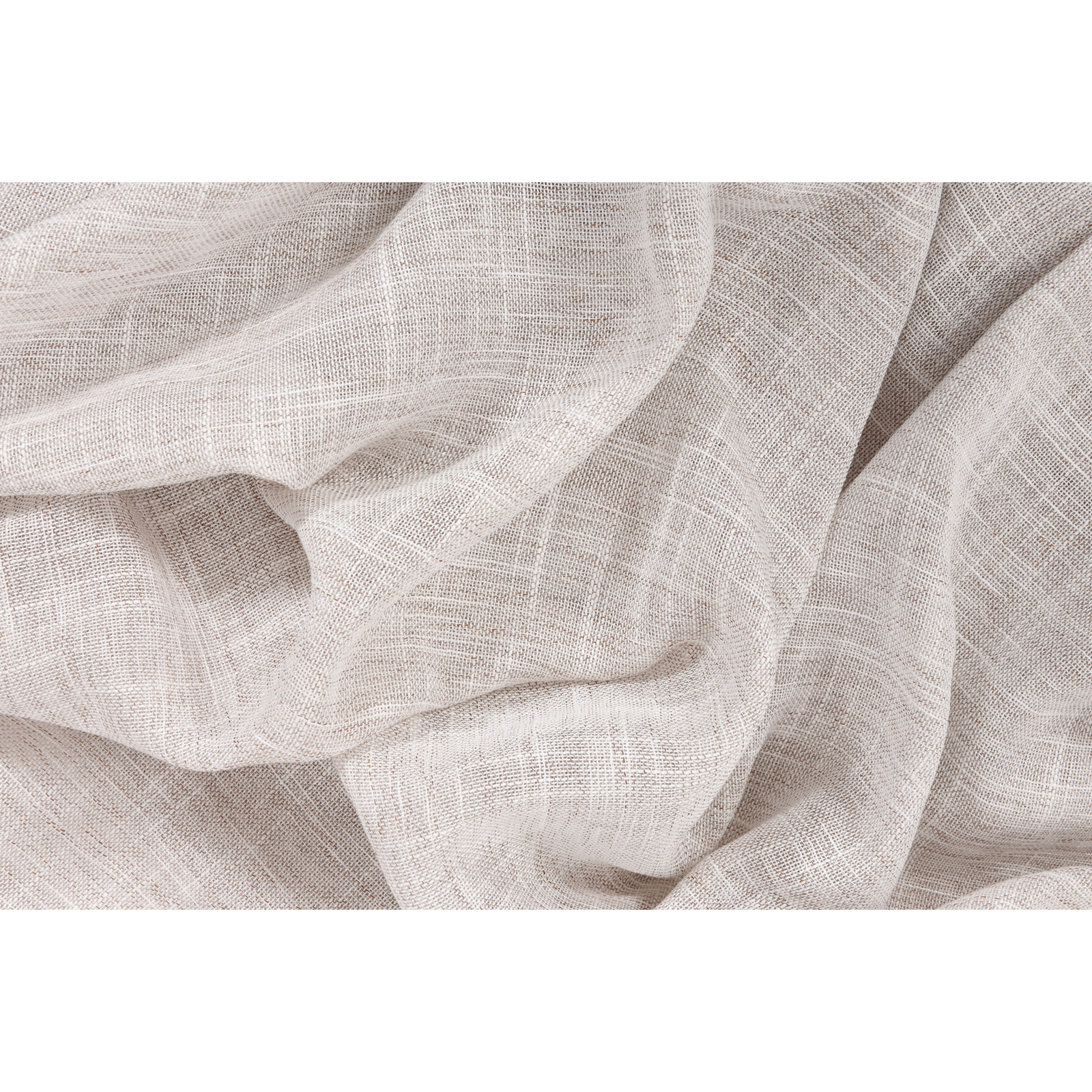 Fertigvorhang Leinenoptik beige 145 x 245 cm