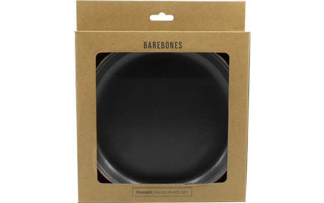 Barebones Enamel emailliertes Salatteller Set 2 teilig