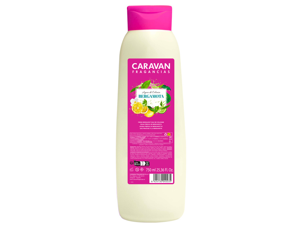 ÁGUA DE COLÓNIA CARAVAN BERGAMOTA 750ML