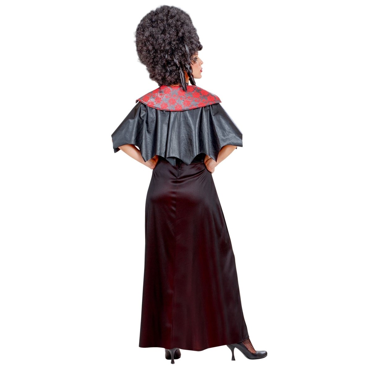 Halloween Jurk Zwart Rood Dames Vampier 2 delig