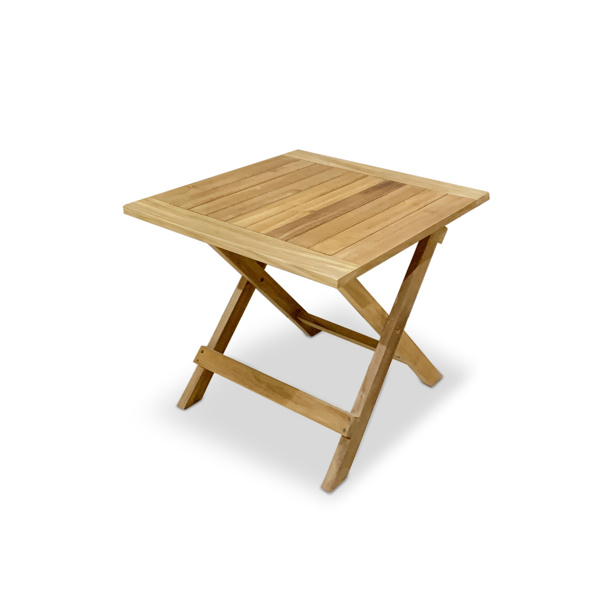 Garten-Beistelltisch 'Bohner' klappbar, Teakholz, B 50 cm, L 50 cm, H 50 cm günstig bestellen