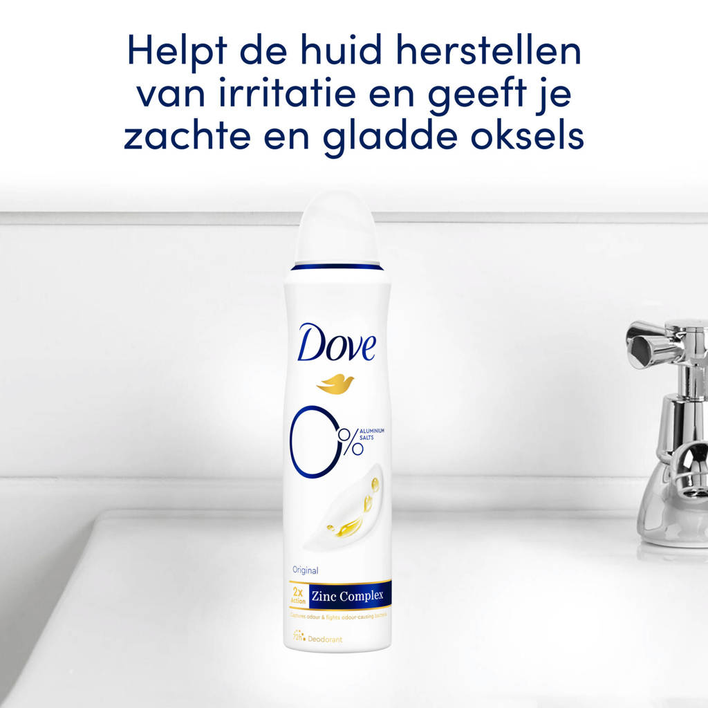 0% Aluminiumzouten Original deodorant spray - 6 x 150 ml