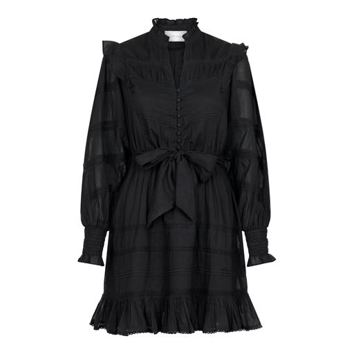 Neo Noir Salli S Voile Kjole, Black, 42