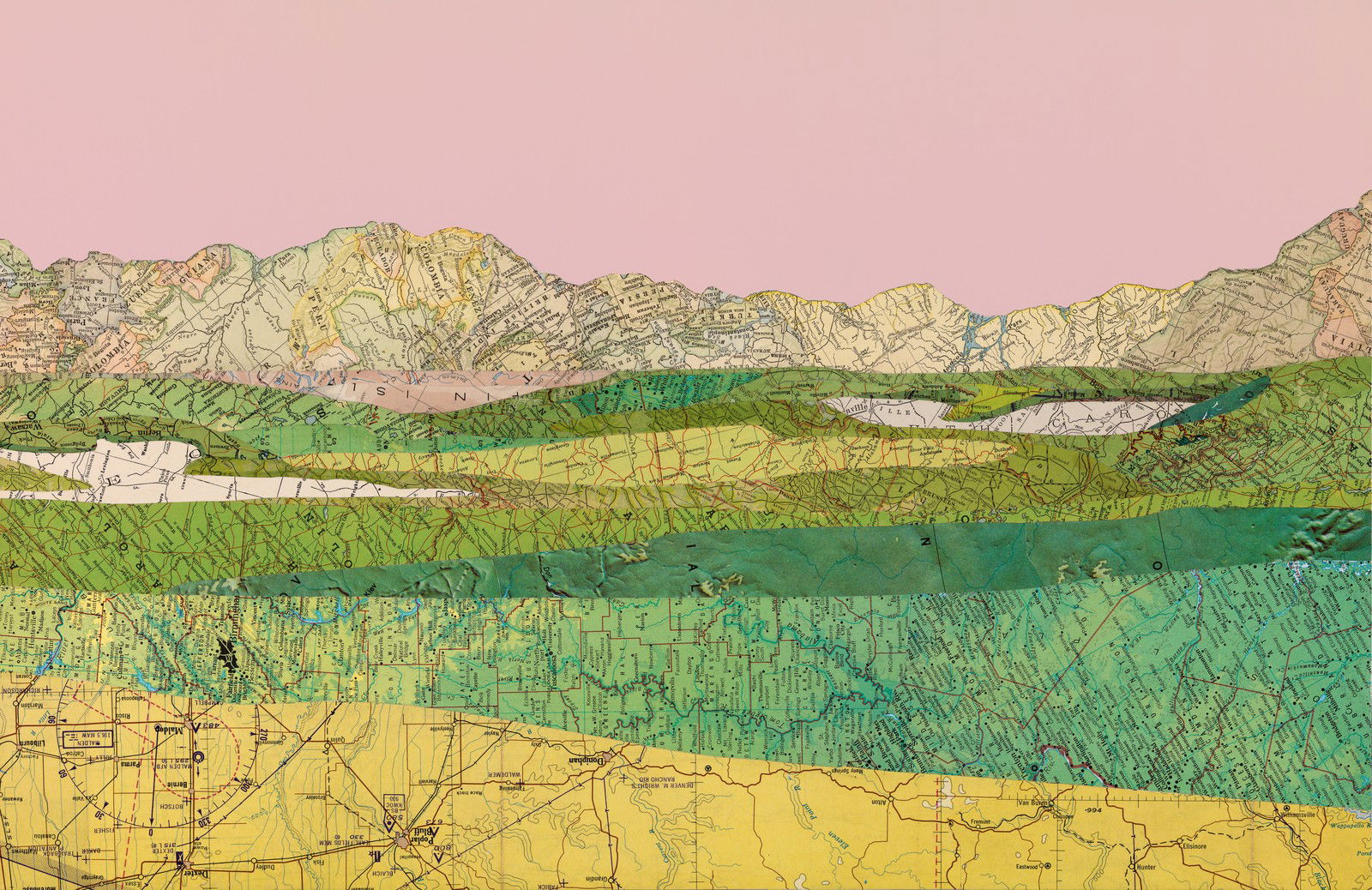 Empire revisited by Matthew Cusick - Limited Edition. Edition of: 100. Signed.