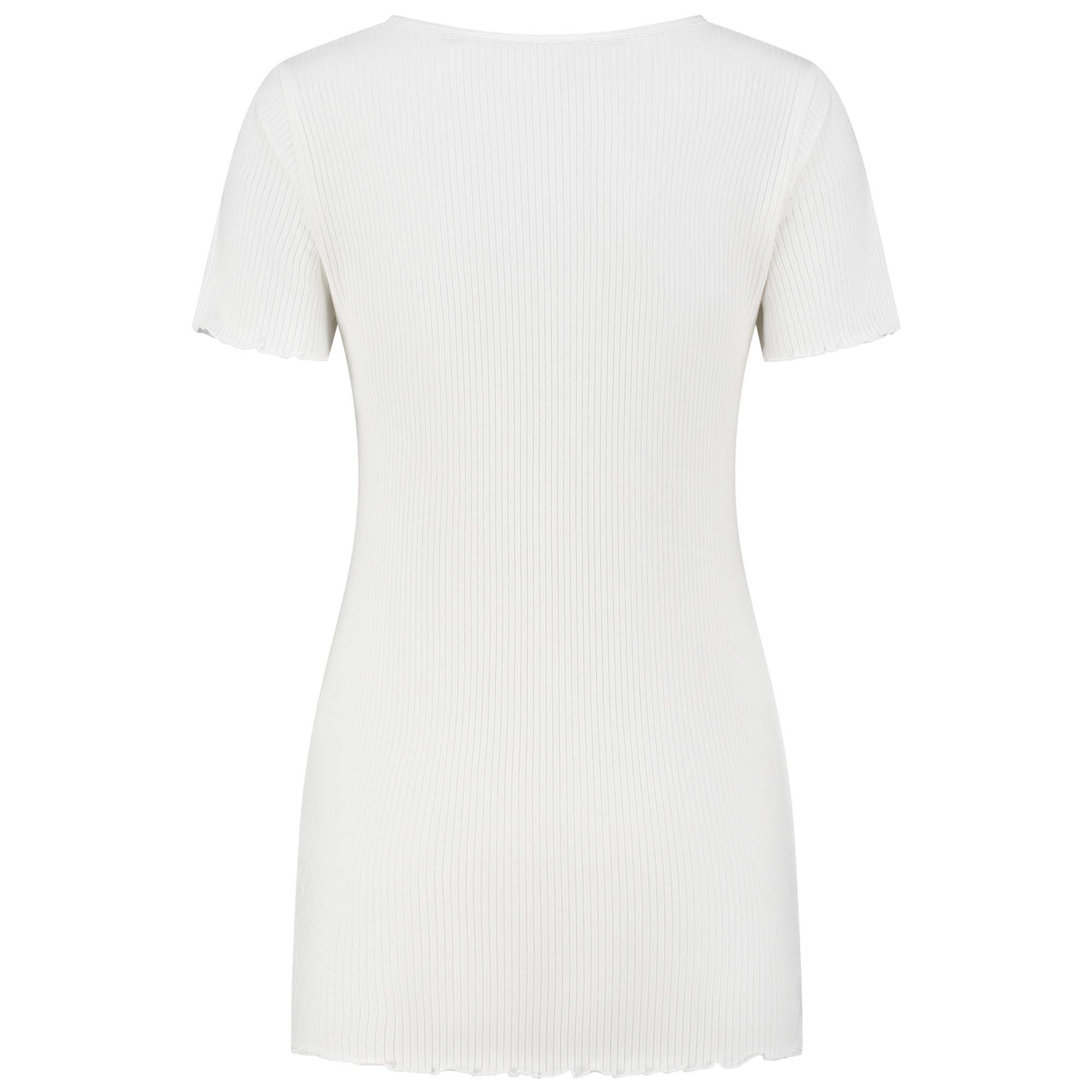 Prénatal zwangerschapsshirt korte mouwen effen beige