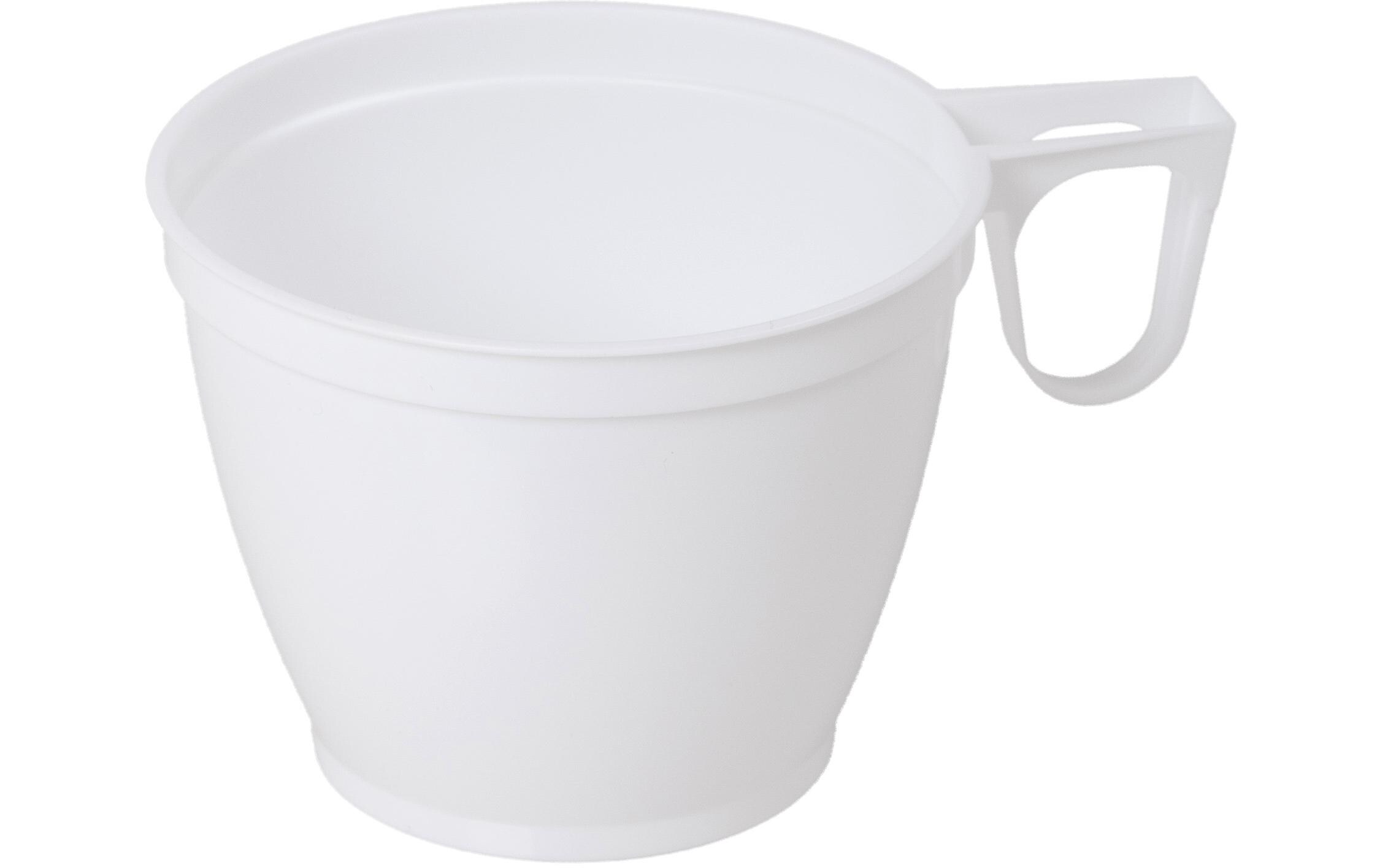 Einweg-Kaffeebecher 180 ml, 50 Stück, WeissEinweg-Kaffeetassen