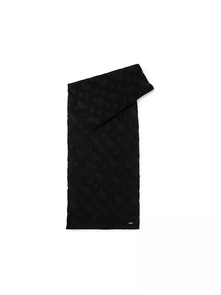 BOSS Schal schwarz